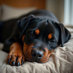 rottweiler portrait