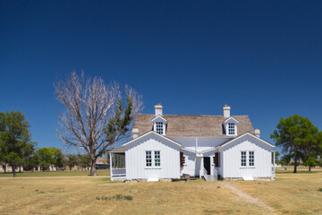 Historic buildings at Fort Laramie, Wyoming