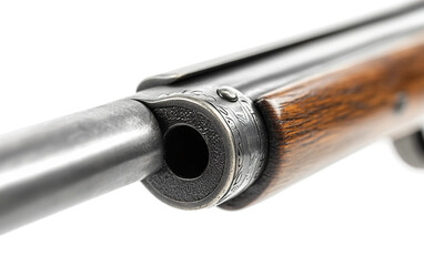 Focused image of a French Revolution musket showcasing its vintage design and historical importance isolated on white background PNG