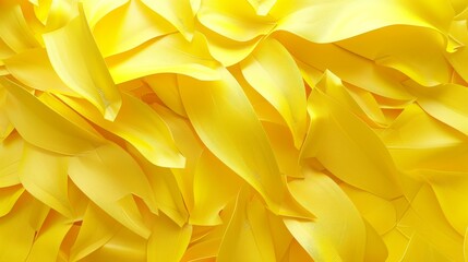 Abstract folded paper effect. Bright colorful yellow background. Maze made of paper. 3d rendering