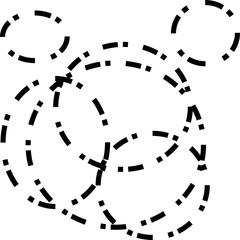 Seamless circle dots pattern. Abstract vector minimalist background. Modern ornament. Simple circular wallpaper. Seamless Circle Pattern. Contemporary Textile Ornament. Simple Circle Wallpaper