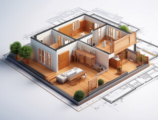 Generated image　住宅模型