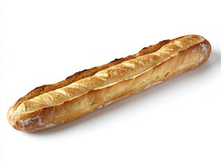 Freshly Baked Baguette with Golden Crust and Soft Interior