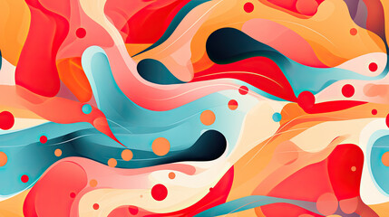 Vibrant Abstract Fluid Design: Colorful Swirls and Textured Patterns for Modern Artistic Expression and Creative Canvas Artwork with Dynamic Movement