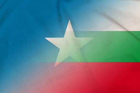 Somalia and Bulgaria government flag transborder contract BGR SOM