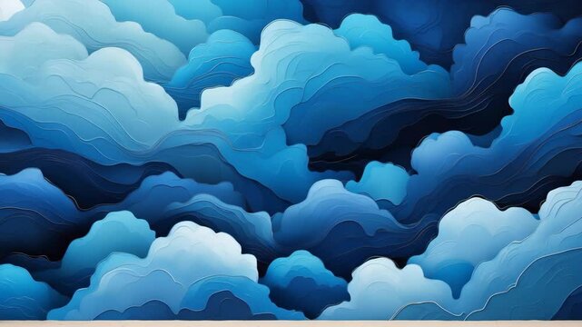 Background with an abstract blue theme
