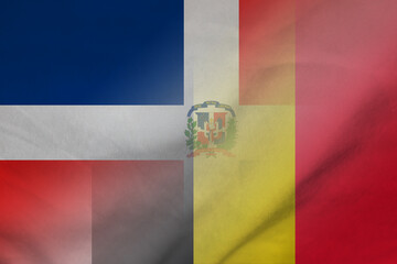 Dominican Republic and Belgium state flag transborder negotiation BEL DOM