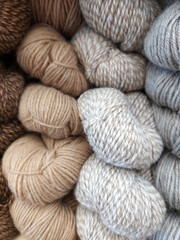 close up of a wool