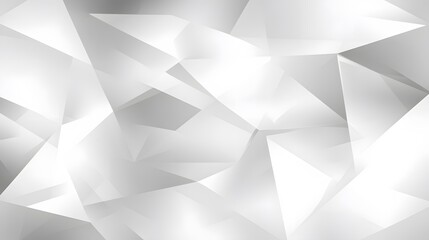 Obraz premium Abstract Gray White Triangular Geometric Background