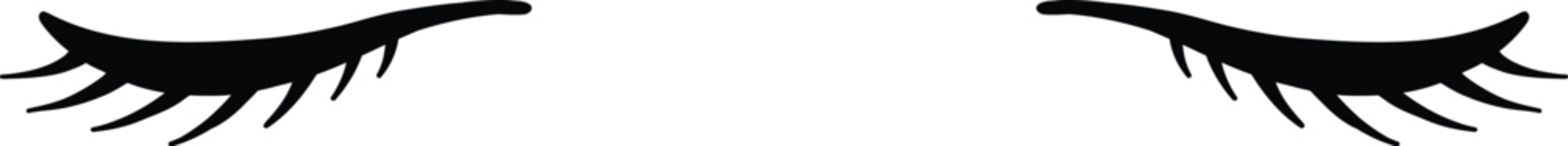 Cartoon female eyes. Colored vector closeup eyes of beautiful women for manga or pop art style on white background for your design