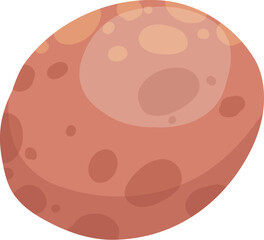 River stone icon, sea pebbles collection, isolated vector illustration on white background original artwork for your design