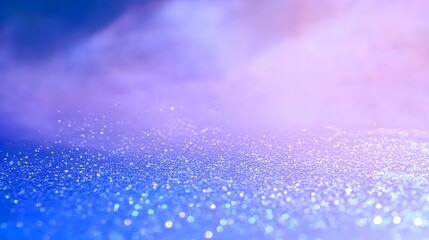 Sparkling Glitter Background Purple Blue Gradient