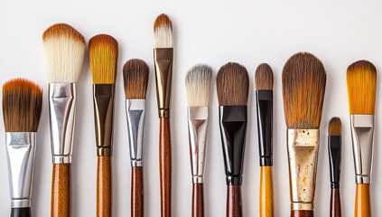 Fototapeta premium Array of Artistic Brushes