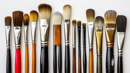 Fototapeta premium Array of Artistic Brushes