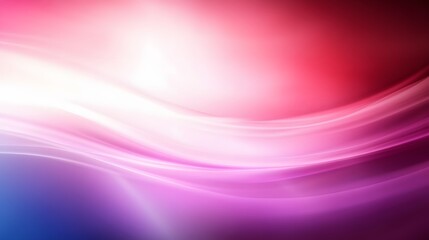 Abstract Pink Purple White Swirling Waves Background