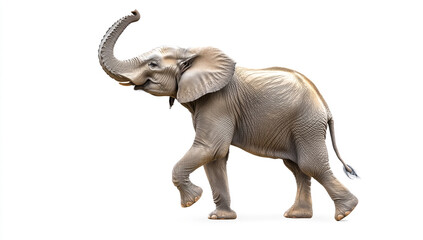 Elephant Performing on Hind Legs