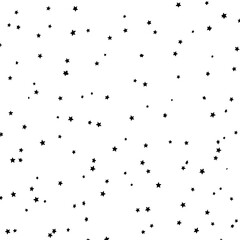 A Celestial Constellation: A vast expanse of the night sky is rendered through countless small, star-shaped illustrations creating a pattern and depth.