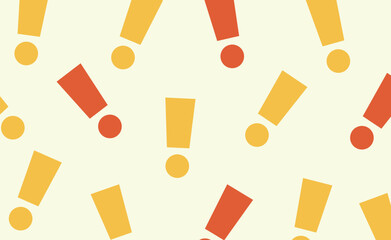 Background exclamation point unique design abstract