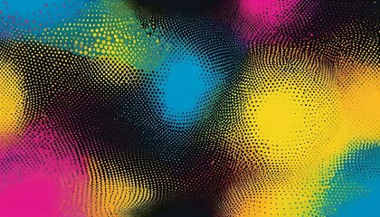 Vibrant Multicolored Wave Pattern Cascading