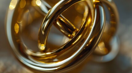 macro photography of interlocked friendship rings .
