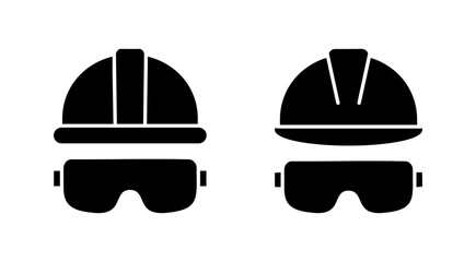 Helmet icon vector. Motorcycle helmet sign and symbol. Construction helmet icon. Safety helmet