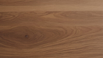 Smooth Brown Wood Texture with Natural Knot and Horizontal Grain Background
