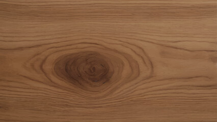 Seamless Natural Wood Texture with Prominent Central Knot, Rustic Brown Timber Background