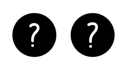 Question icon vector. question mark sign and symbol