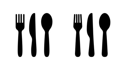 spoon and fork icon vector. spoon, fork and knife icon vector. restaurant sign and symbol