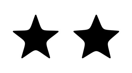 Star icon vector. rating sign and symbol. favourite star icon