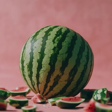  rain pieces watermelon