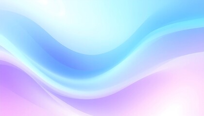Fototapeta premium 3D Pastel Blue and Purple Fluid Motion Art