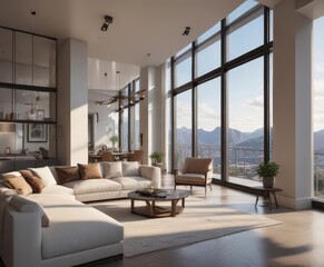 Chic condo, breathtaking vista, architectural details ,  modern architecture,  penthouse,  property