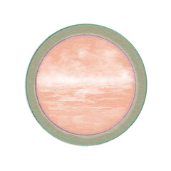 Abstractcolor Round / Pastel Circle Labels / Circle Tags/Blank circle graphics, decorated artistic circle. 
