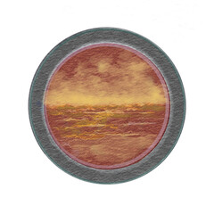 Abstractl Round / Pastel Circle Labels / Circle Tags/Blank circle graphics, decorated artistic circle. 