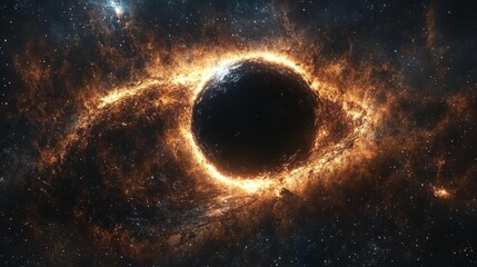 Fiery Planet in Cosmic Flames