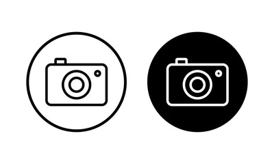 Camera icon vector illustration. photo camera sign and symbol. photography icon.