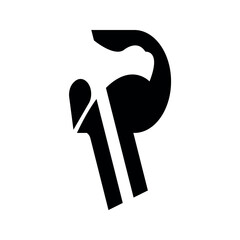 ip letter logo vector icon illustration.	