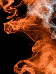Abstract smoke art