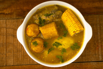 Traditional Colombian sancocho - Gastronomy of Colombia