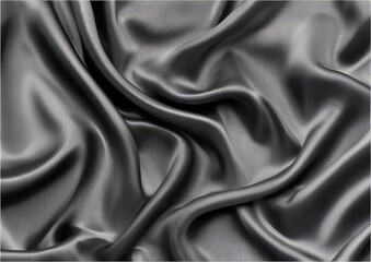 Obraz premium Gray Satin Drape Texture Closeup