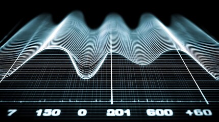 Abstract Data Visualization Chart