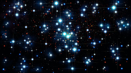 abstract background of stars