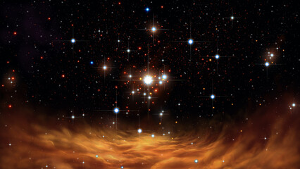 Beautiful starry sky background