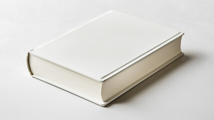 Fototapeta premium Elegant pristine offwhite book