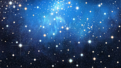 abstract background with stars
