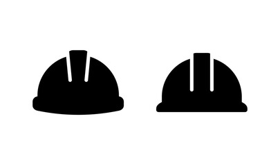 Helmet icon logo design. Motorcycle helmet sign and symbol. Construction helmet icon. Safety helmet