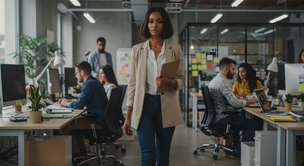 business people working in office