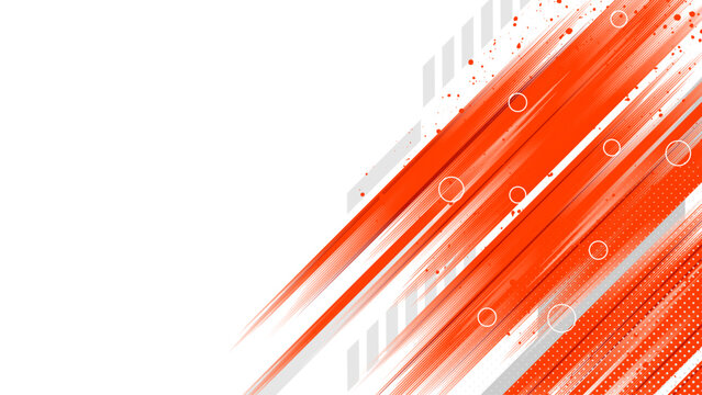 Abstract sporty background, sports banner with orange dynamic shape ideal for sport themed events, racing posters, promotional flyers, cover, presentation backdrop and social media