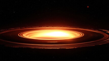 A ringed exoplanet orbiting a red dwarf